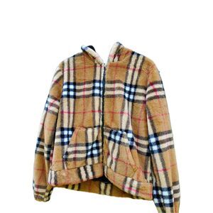 On Chic Hooded Fleece Jacket Size Medium NWT